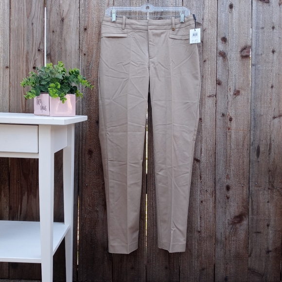 NWT Calvin Klein Khaki Dress Pants Size 4 - Picture 2 of 7